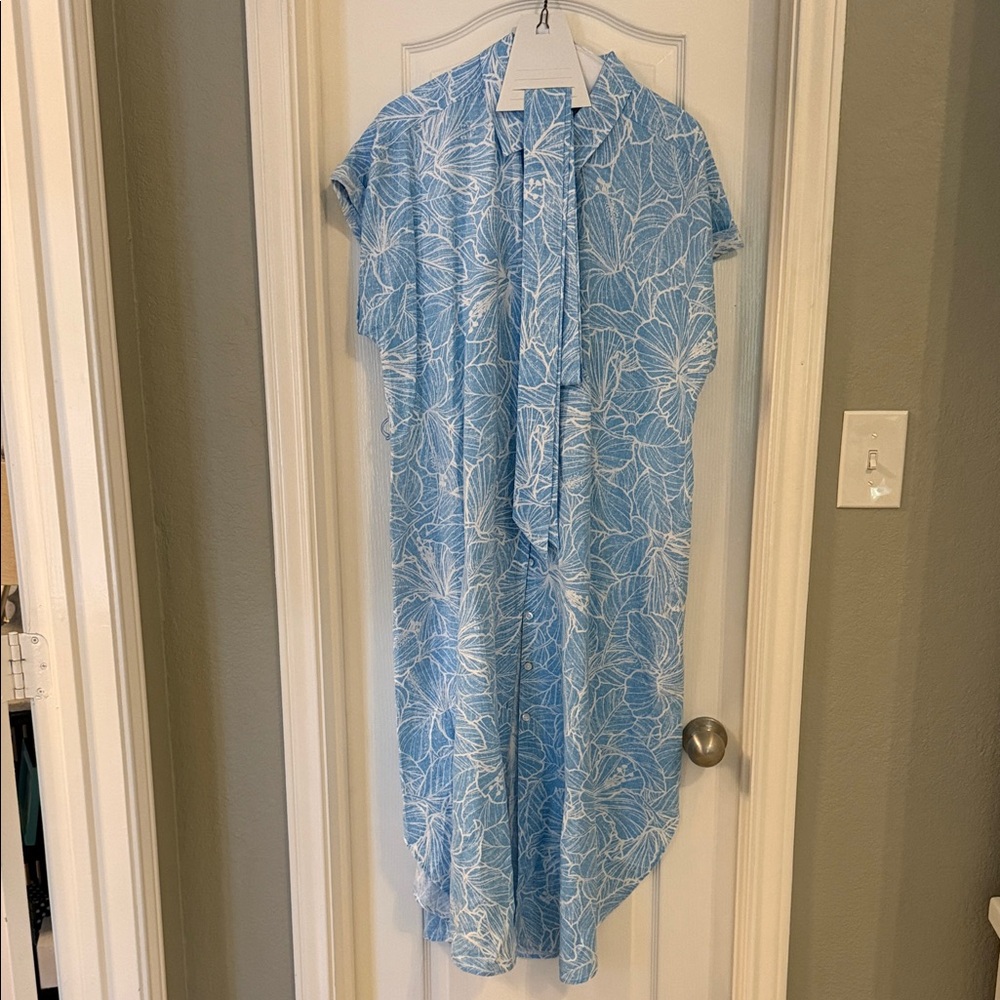 Tommy Bahama Blue Floral Dress